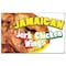 Signmission Jamaican Jerk Chicken Wings Banner Concession Stand Food Truck Single Sided B-96 Jamaican Jerk Chicken Wings19 - alternate 1
